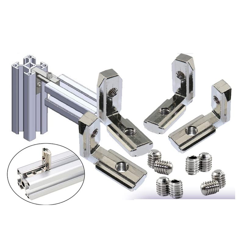Amazon.co.jp: 20pcs T-Slot L Shape Interior Corner Connector Joint